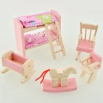 Set mobilier Camera Copilului pentru casute de papusi 